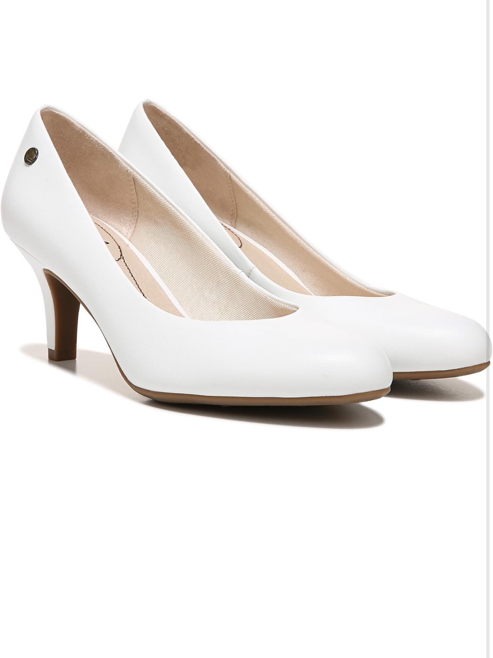 Life Stride Women's White Pumps